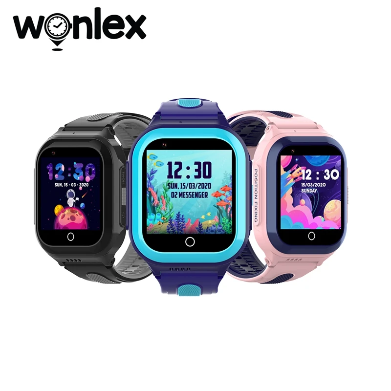 Wonlex Baby Video Camera Phone Watch Gps Anti-lost Locator Sos Kt24s Voice-chat For Kid Safe-monitor Child Watch - Smart Watches -