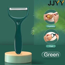 Precision Stainless Steel Fruit and Vegetable Peeler (Green)