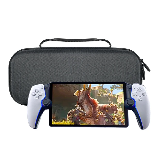  Mooroer Funda compatible con Sony Playstation Portal, PS5 Portal  Funda protectora con cómodo agarre ergonómico y 6 tapas para pulgar,  accesorios para Playstation Portal : Videojuegos