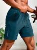 Men's Shorts Three-Piece Set, Sports, Fitness, Swimming, Zipper Pockets, Quick-Drying, Casual, Breathable, Drawstring Shorts, Suitable for Summer Outdoor Sports, Fitness Training, Home Leisure, Beach Vacation 3