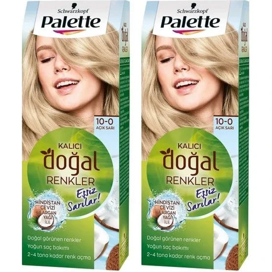 

Перманентный естественный цвет s Hair Color в палитре 10-0 светлый блонд X 2 штуки