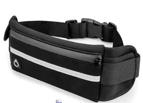 Pochete Esportiva cintura Preta porta celular garrafa utensílios para Corrida Preta photo review