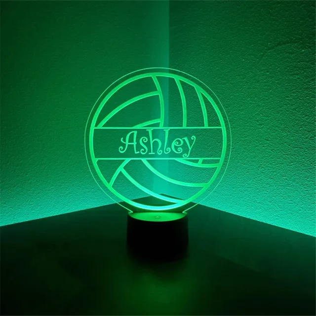 Veilleuse de football LED personnalisée Lampe télécommandée Lumière de  footballeur 16 couleurs Gravé au laser Base blanche ou noire -  France