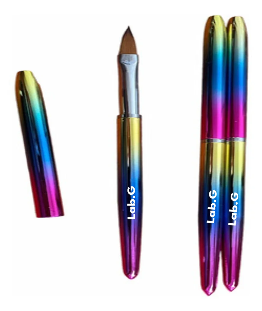 Pincel Profesional #8 Camaleon Uñas Acrílico 1pz Lab.G