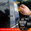 Car Chrome Polish Paste: Rust/Oxidation Remover, Bright Strip & Door Handle Metal Restoration Wipes