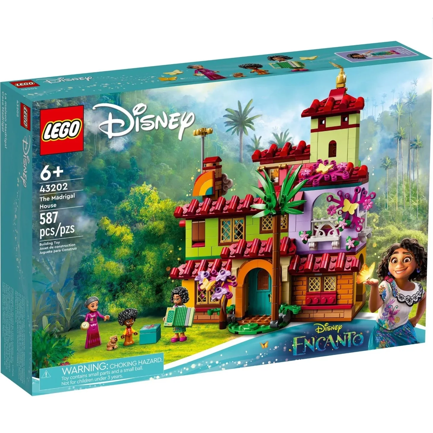 LEGO Disney Encanto: Casa Madrigal 43202, original, juguetes, construcciones, ladrillos, bloques, niños, niñas, regalos, coleccionista, tienda, con caja, nuevo, hombre, mujer, licencia oficial