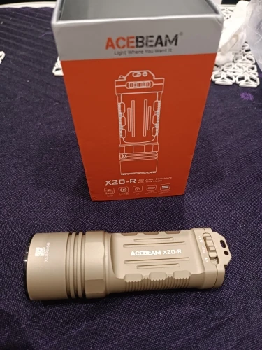 ACEBEAM Tactical Flshlight X20-R USB C Charging Output SFT-25R LED