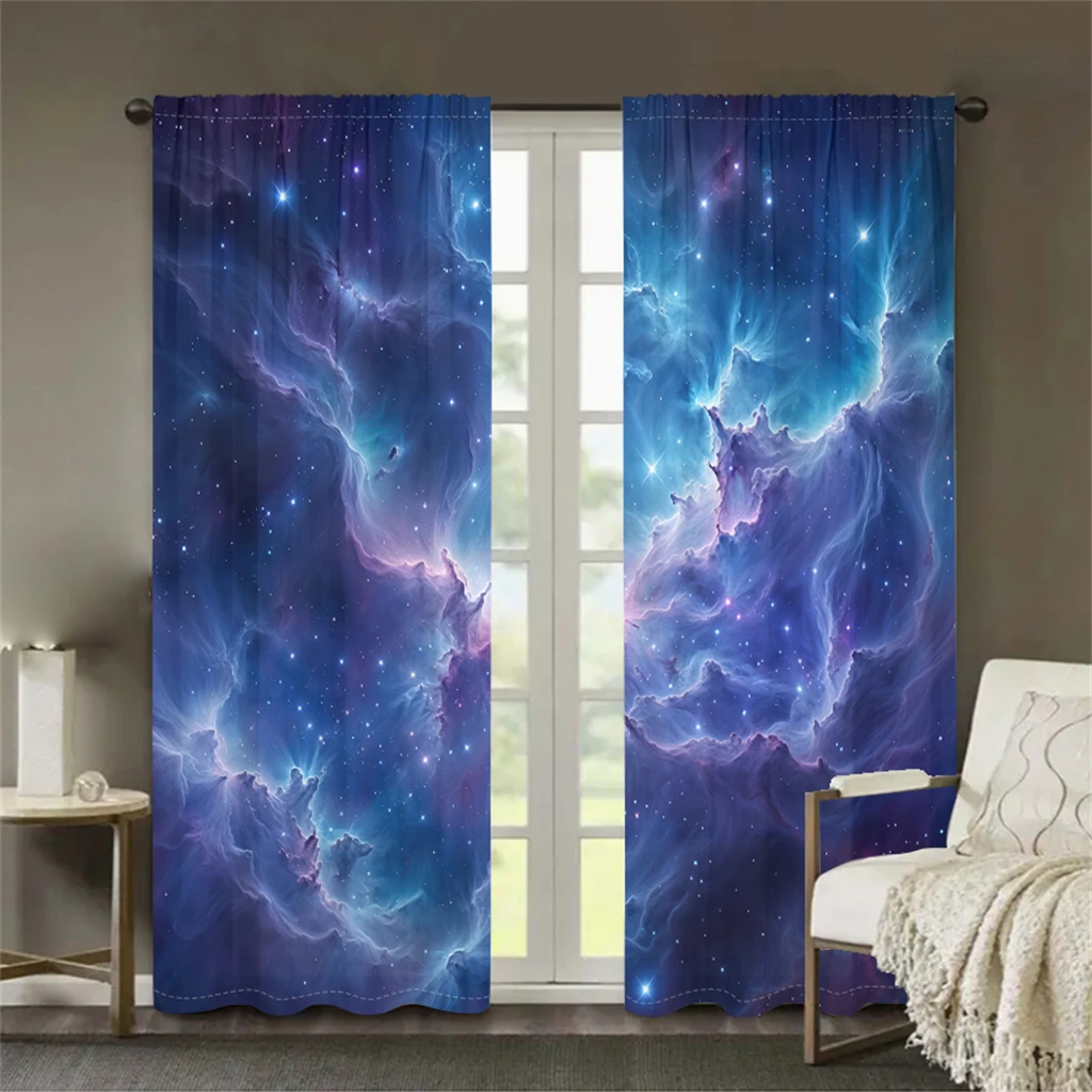 3D Moon Yellow Fox 163 Uta Naumann Curtain Curtains Drapes