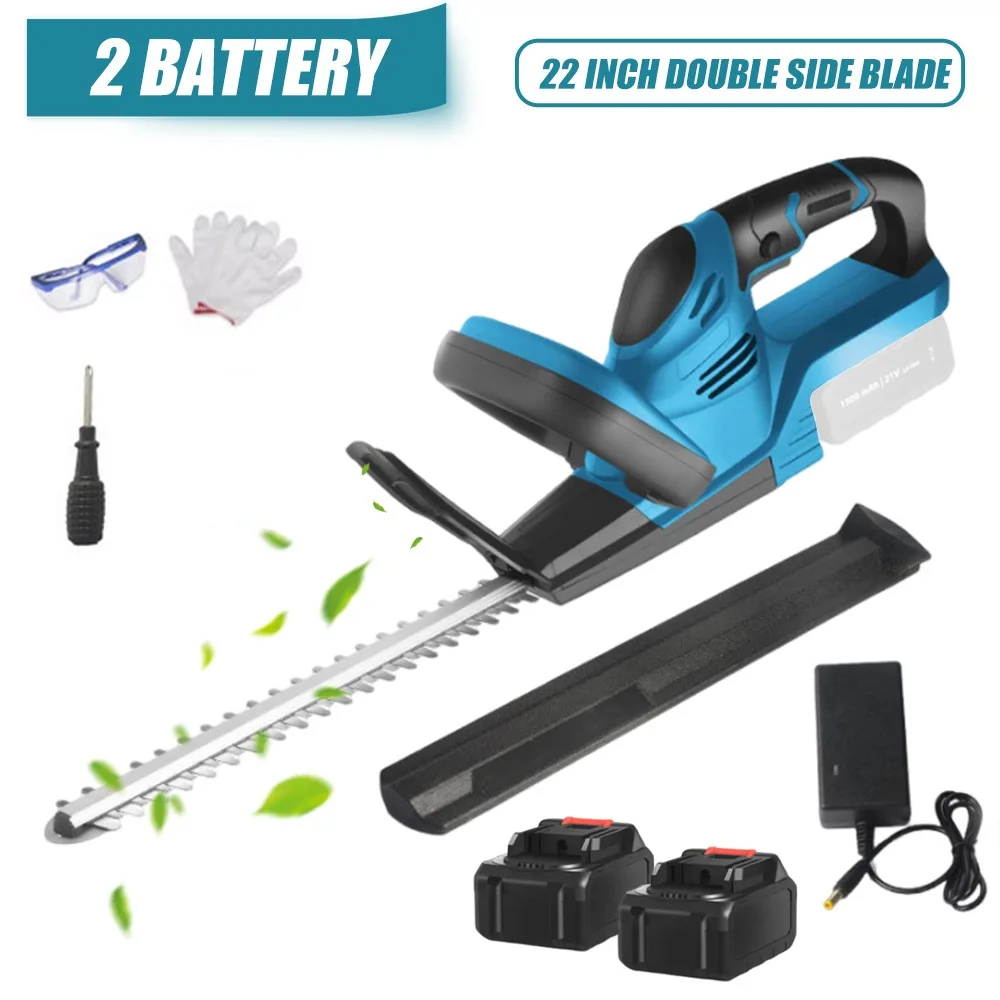 OWJHE 2000RPM Bürstenloser Elektrischer Heckenschneider Effizientes 800W Kabelloses Garten-Strauchschneidewerkzeug für Makita 21V Akku – Detail 7