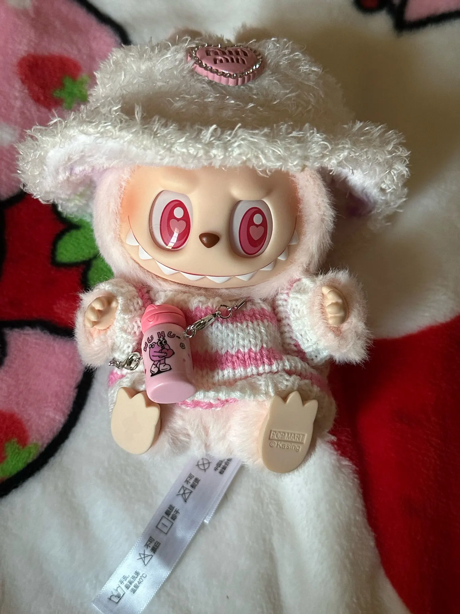 Labubu Doll Clothes: 15/17CM Idol Kpop Style Mini Plush Overalls Set photo review