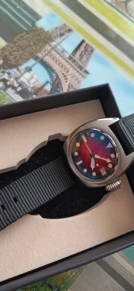 Tandorio TD102 Identity Crisis 36mm Military Watch Men NH35 AR Domed Sapphire Sunburst photo review