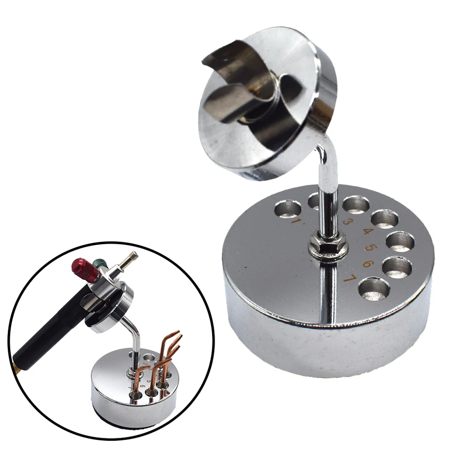 ヴィンテージ真鍮トーチスタンド 磁気溶接トーチスタンド,ステンレス鋼溶接トーチホルダー,小さな