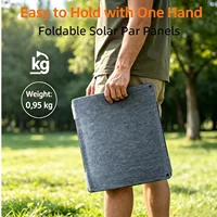 Chargeur solaire JINGYANG PV 35W avec ports USB-A et USB-C, chargeur solaire portable pliable à 24% d'efficacité, compatible avec les téléphones portables, les batteries externes, chargeur solaire pour sac à dos. 4