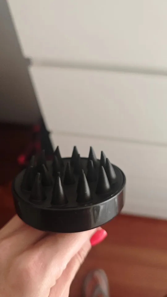 1pc Silikon Shampoo Pinsel Kopf Kopfhaut Massage Kamm Haar Waschen Kämme Bad Dusche Körper Massage Pinsel Salon Friseur Werkzeuge photo review