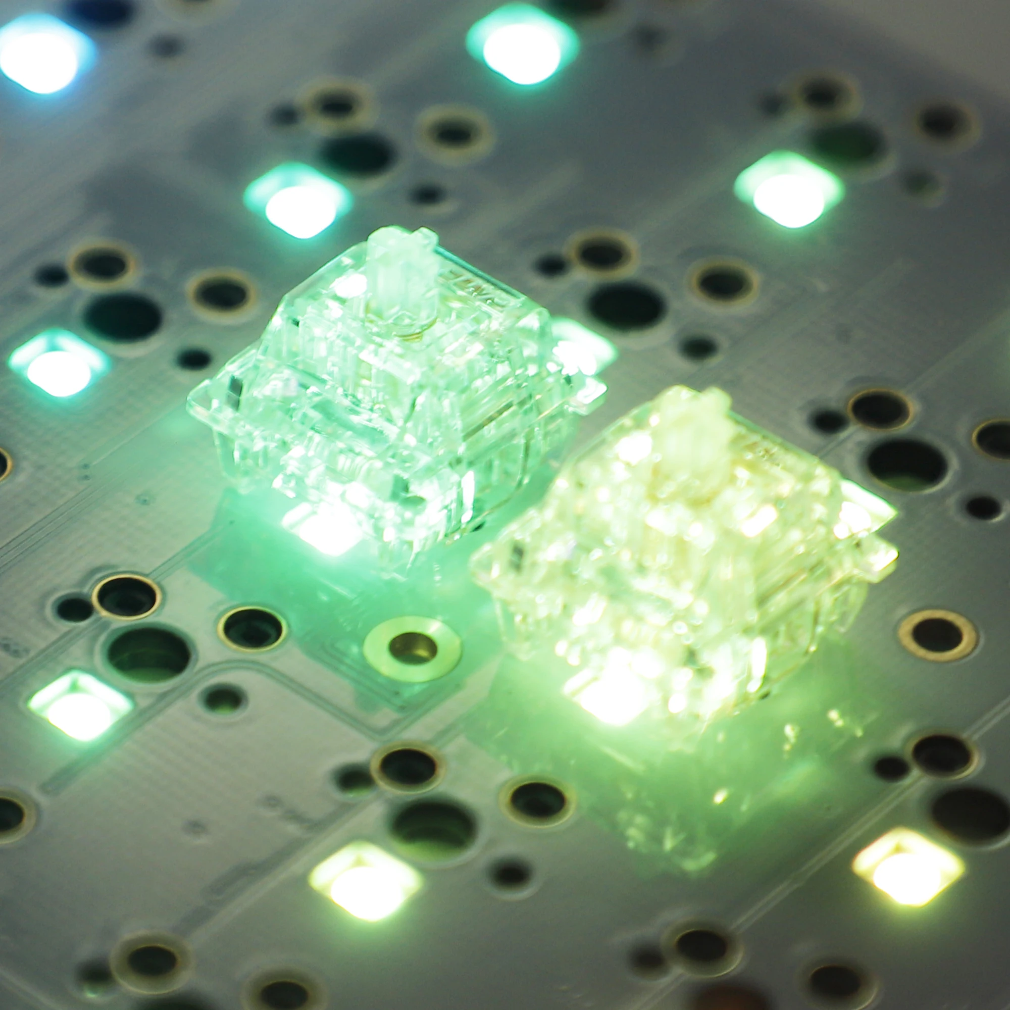 Idobao x Ymdk Id75 Rev Via Hotswap Pcb Rgb Alumínio Placa Substituição para Id75 - Imagem 2