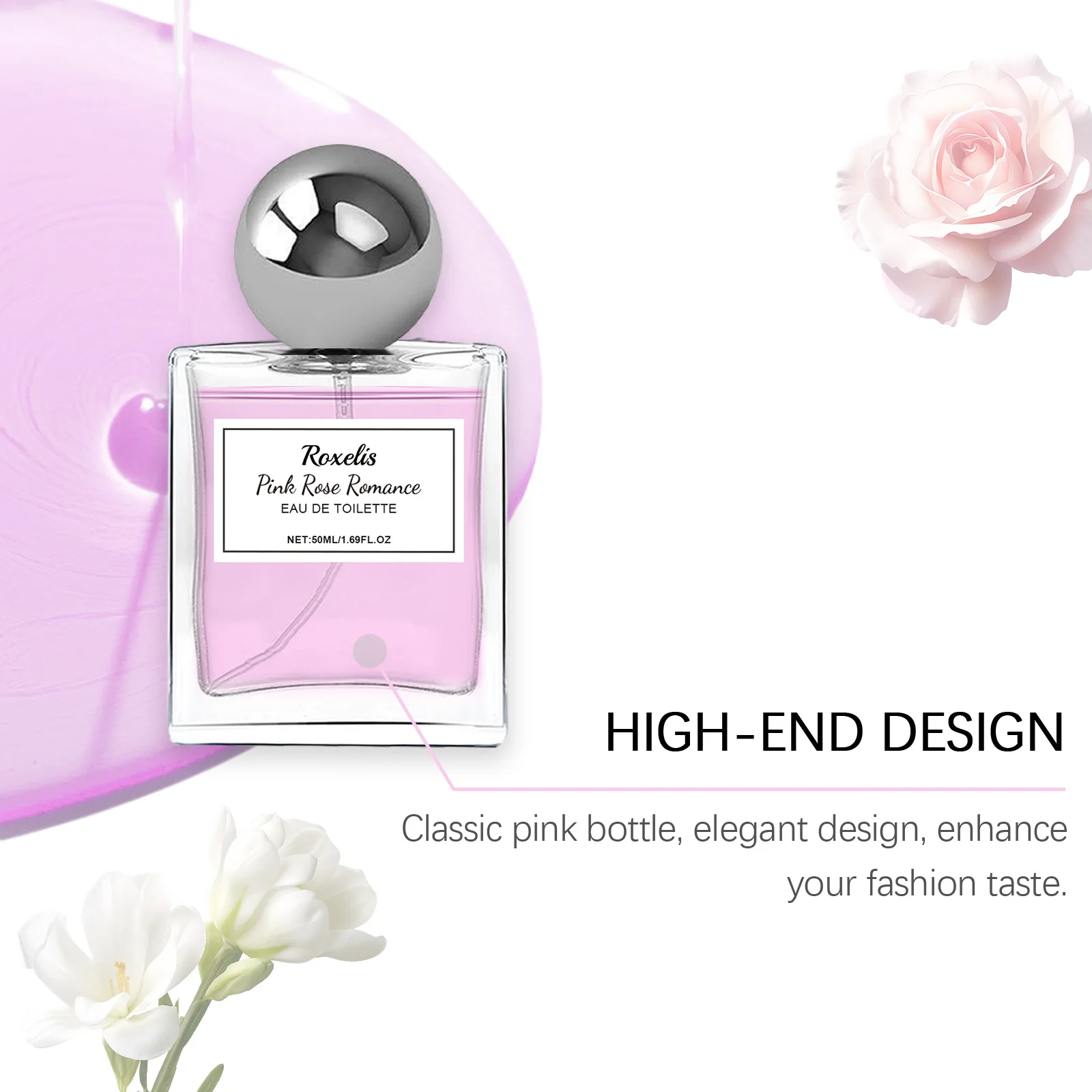 Eau de toilette voor dames bloemige parfum met rozengeur spray_voghion.com