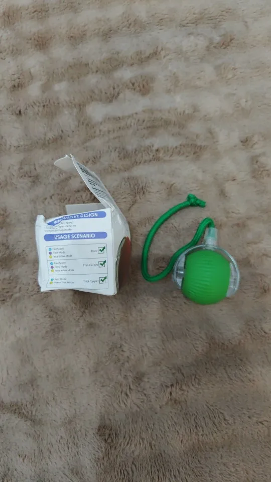 Pelota interactiva para perros y gatos, pelota rodante automática, cola sintética, juguete eléctrico inteligente recargable para mascotas, entrenamiento para perros y gatos, ratón de imitación photo review