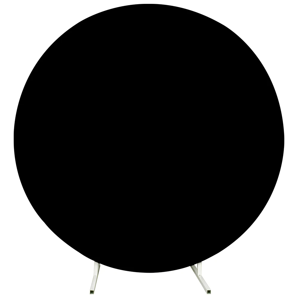 Housse D'arche De Mariage En élasthanne Noir 2x1 M - Toile De Fond Extensible Pour Décoration Fête, Anniversaire, événement