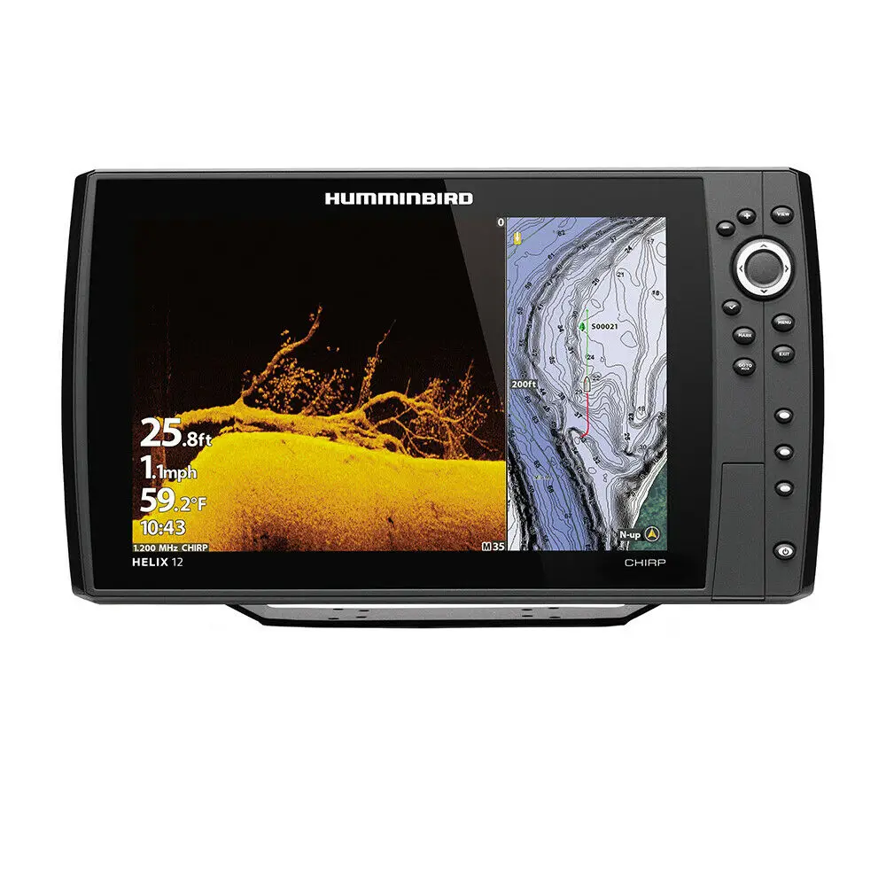 Discount for Humminbird Fishfinder GPS Combo, 12 CHIRP mega DI Combo