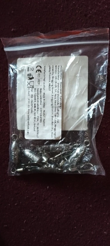 5PCS 10g/15g/20g/25g/30g/40g/50g/60g Lead Sinker Concave Bottom Roadrunner Tapering Sinkers Fishing Connector Tackle photo review