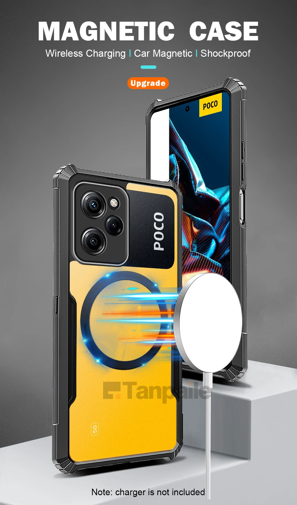 Casing penutup ponsel Xiaomi Poco, Ultra tipis untuk Xiaomi Poco