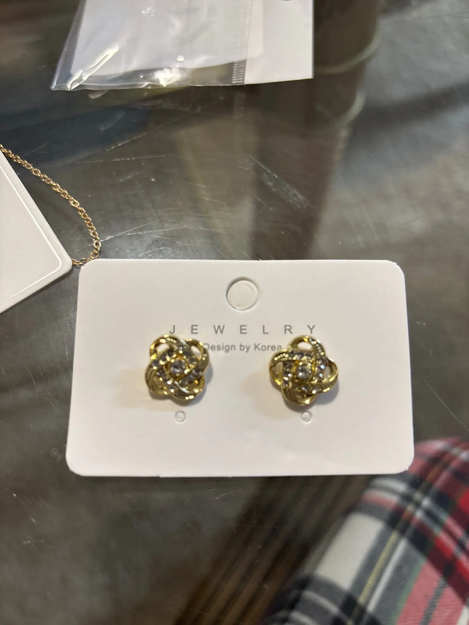 Light Luxury Zircon Stud Earrings photo review