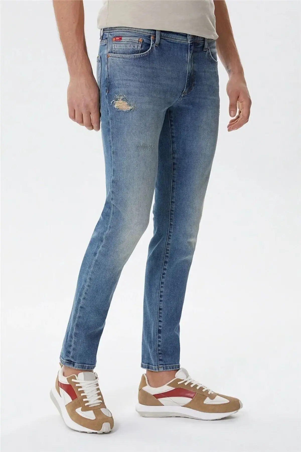 Lee Cooper Jack Men's Jeans, Slim Fit New Season Quality Denim Men Trausers, Casual Men Jeans Daily Comfort Tough