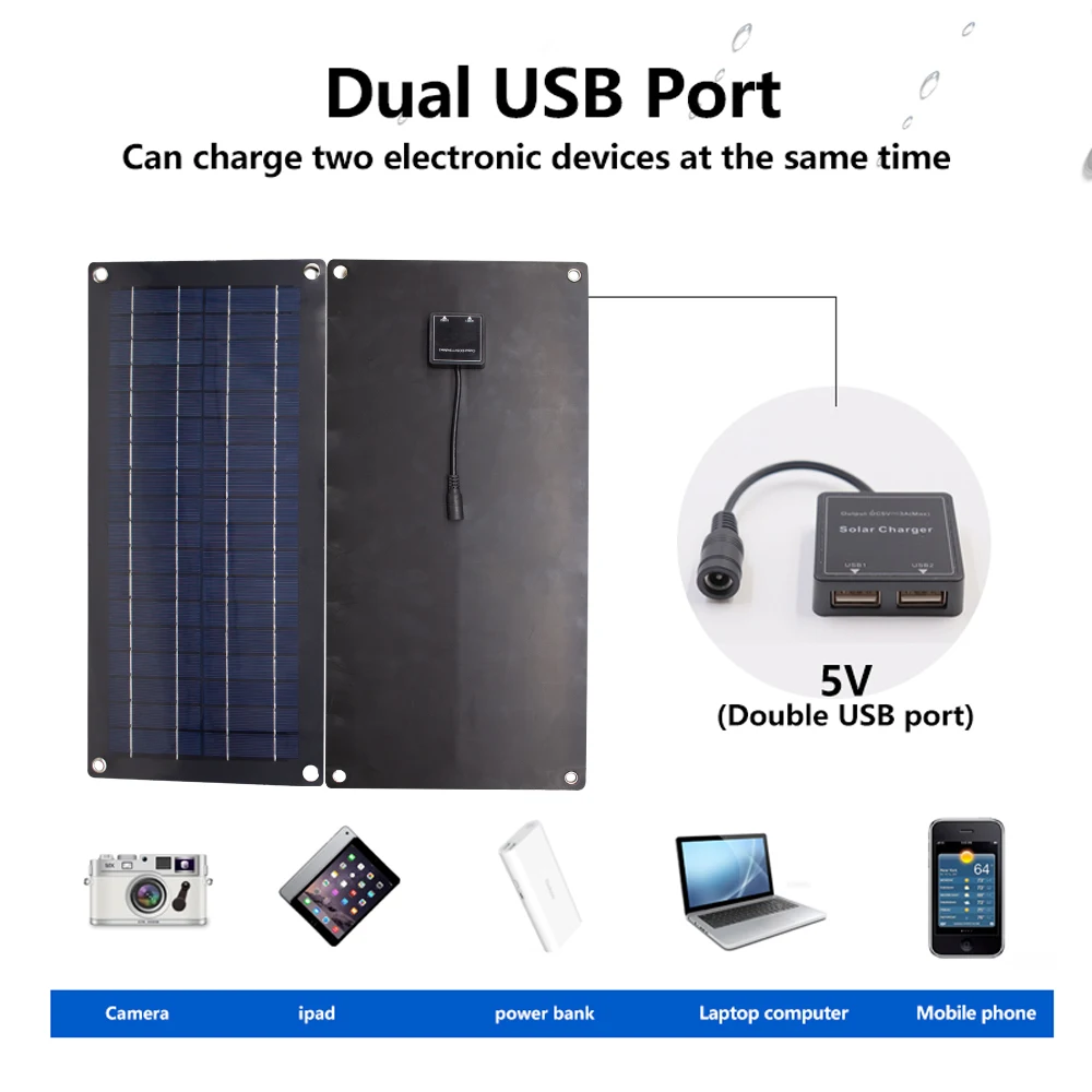 Sistema di energia solare da 1000W Kit pannello solare da 12V a 220V Power Station 10A-60A Controller per caricatore di Backup da campeggio per auto di casa