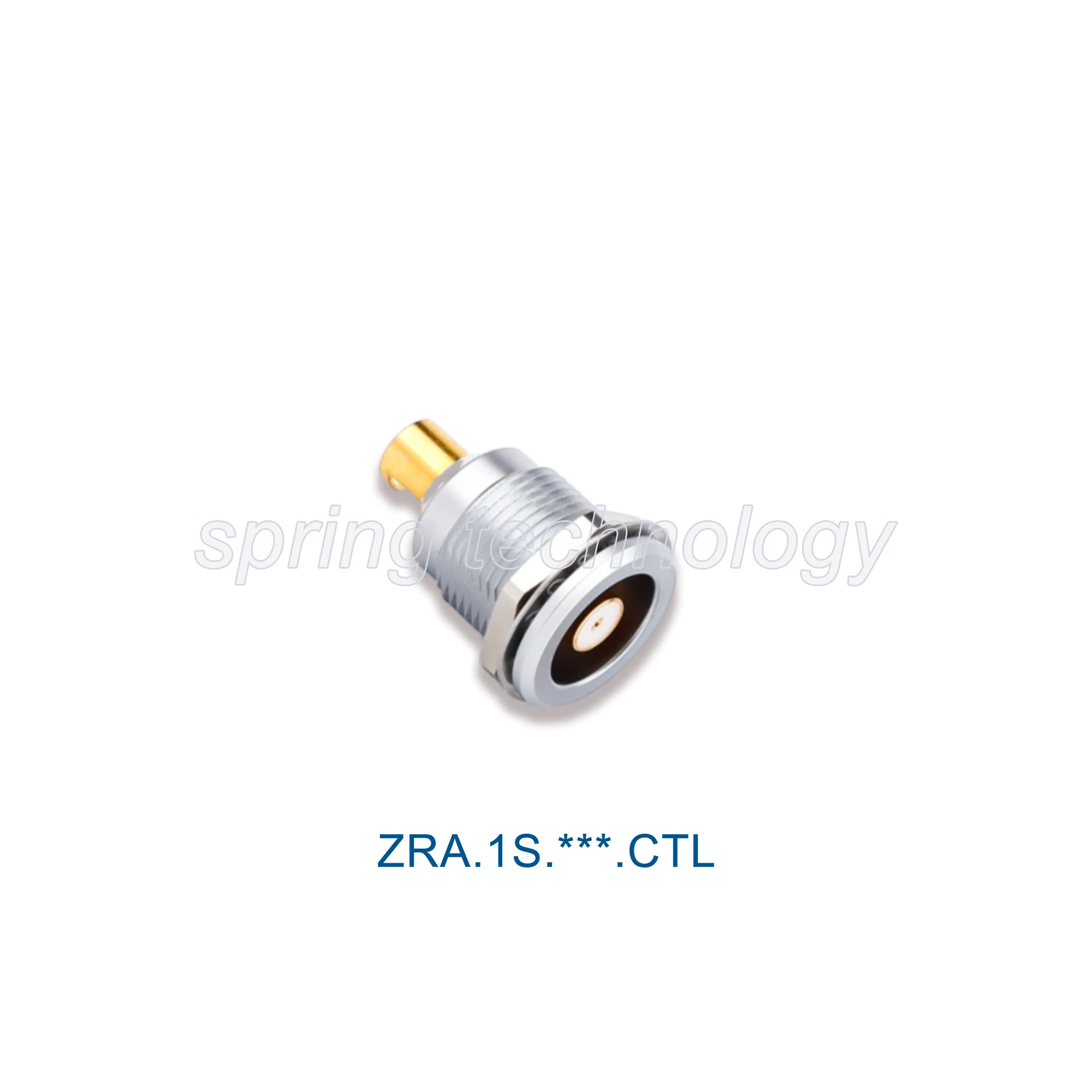 ZRN/ERN.1S.405.CTL панельный разъем, ZRN/ERN.1S самонажимная круглая миниатюрная однополюсная Коаксиальная розетка (50Ω)