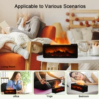 Diffuseur d'huiles essentielles avec télécommande, humidificateur d'ambiance effet flamme, diffuseur d'arômes pour la maison. 7