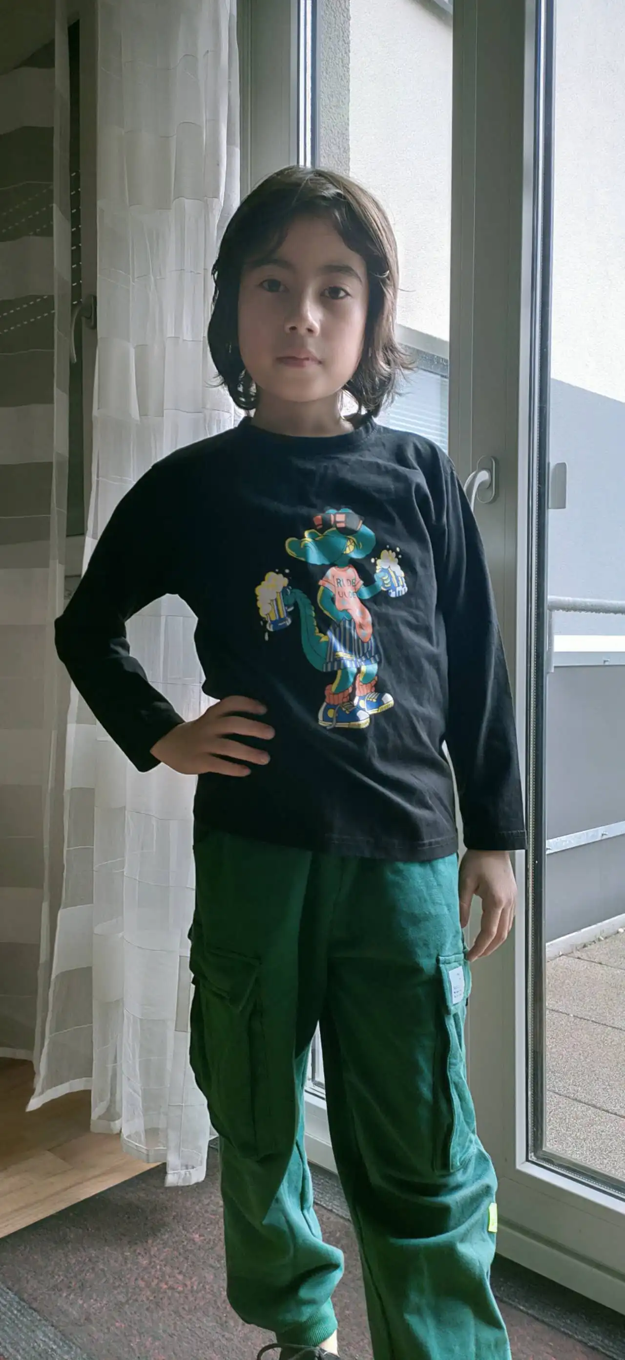 

100% Cotton Boy Long Sleeve T-Shirt(Specially marked European payment order, sent by German company)