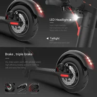 Trottinette électrique adulte HX X7, trottinette électrique 350W 5AH, trottinettes électriques pliables 8,5 pouces, e-scooter électrique, vitesse 32 km/h 2