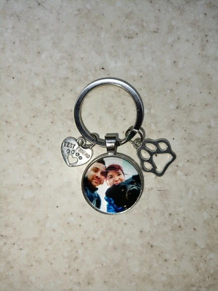 Custom Pet Photo Key Ring