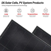 Mini panneau solaire 5W 6V, Module de cellule, panneau photovoltaïque pour l'extérieur, bricolage, 175mm x 175mm, panneau de charge solaire pour chargeur de batterie avec fil 2