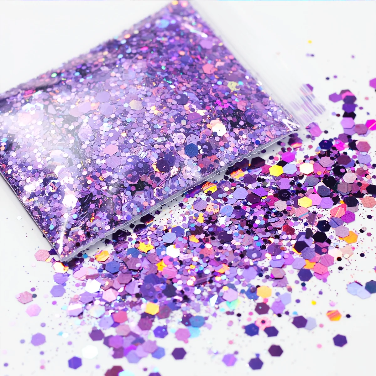 Holographic Iridescent Chunky Glitter Flakes