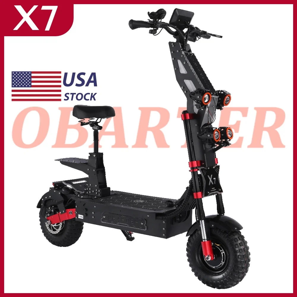 Usa Obarter X7 Electric Scooter Adults 90km/h 14inch 60v60ah Peak 8000w