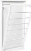 Wall-Mounted Drying Rack, White, Ideal for Laundry or Dish Drying. 6