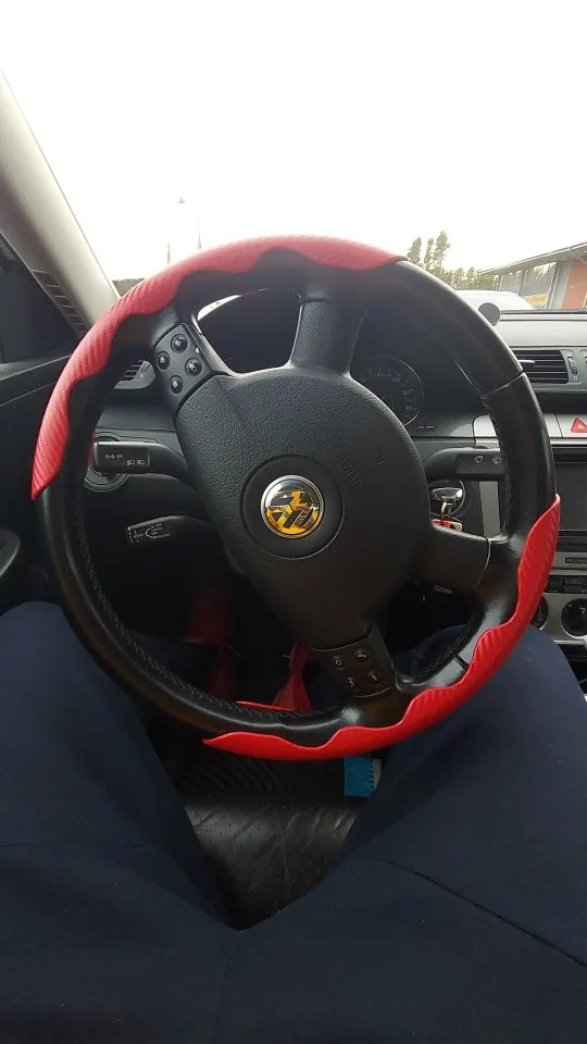 Universal NonSlip Carbon Fiber Car Wheel Cover Mavigadget