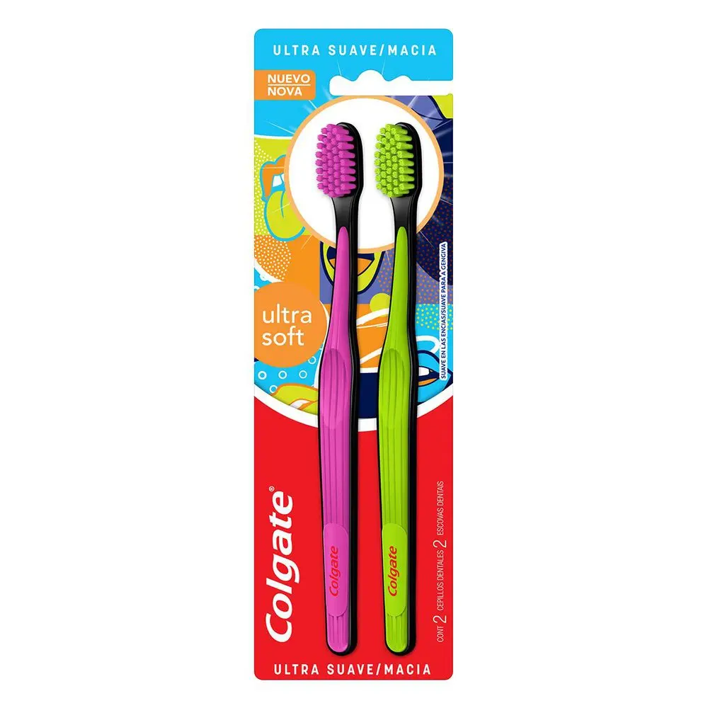 Colgate Ultra Soft Dental Brush with 2 PCs jpg Colgate ultra soft dental brush with 2 pcs jpg