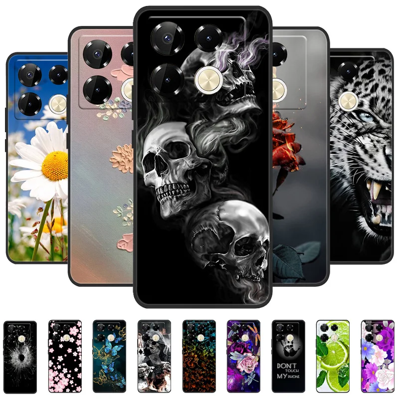 Soft Silicone Cool Wolf Shockproof Case Cover