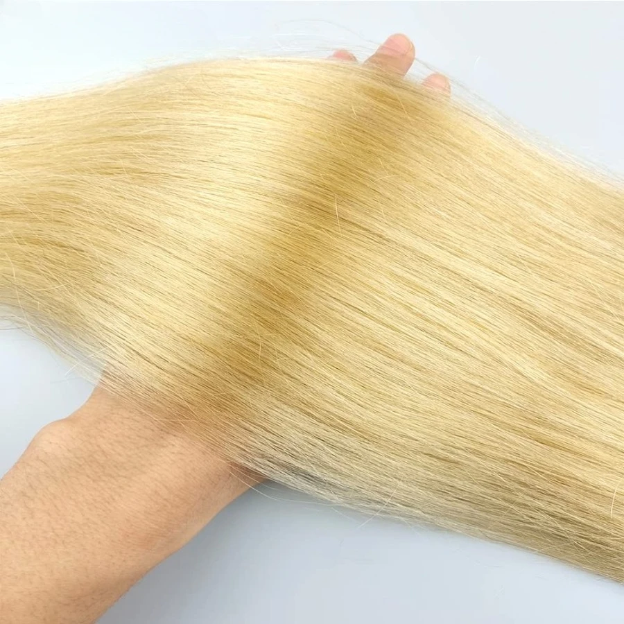 Human Hair Closure 613 Honey Blonde 4x4 Lace Closure Straight Brazilian Virgin Hair Natural Hairline