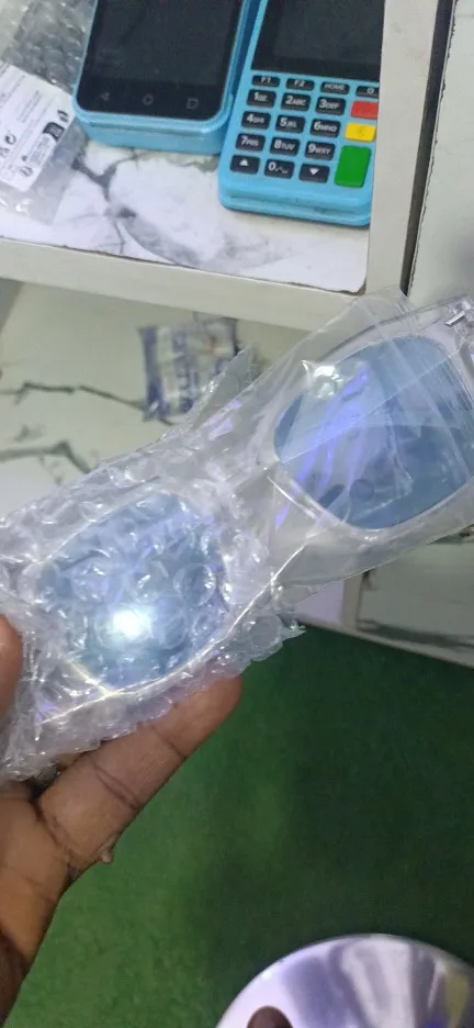 Polygon Square Sunglasses - Hip Hop Fashion Eyewear photo review