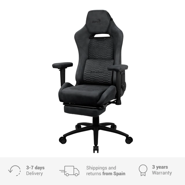 T3 RUSH Gaming Chair — Charcoal