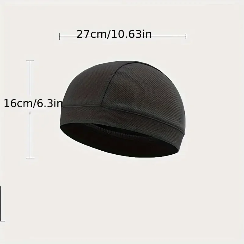 Sommer Unisex Quick-dry Motorrad Fahrrad Atmungsaktive Hut Helm Innen Liner Kappe Outdoor UV Schutz Hut Balaclava Radfahren Kappe – Detail 9
