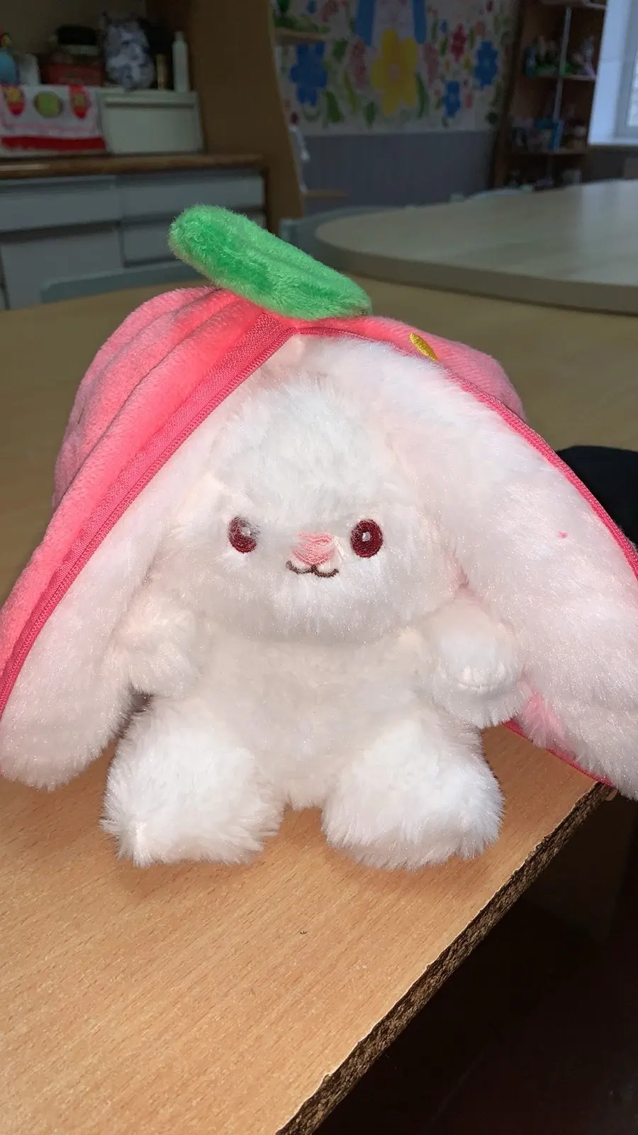 Berry Buns, Transforming Strawberry & Carrot Bunny Plush