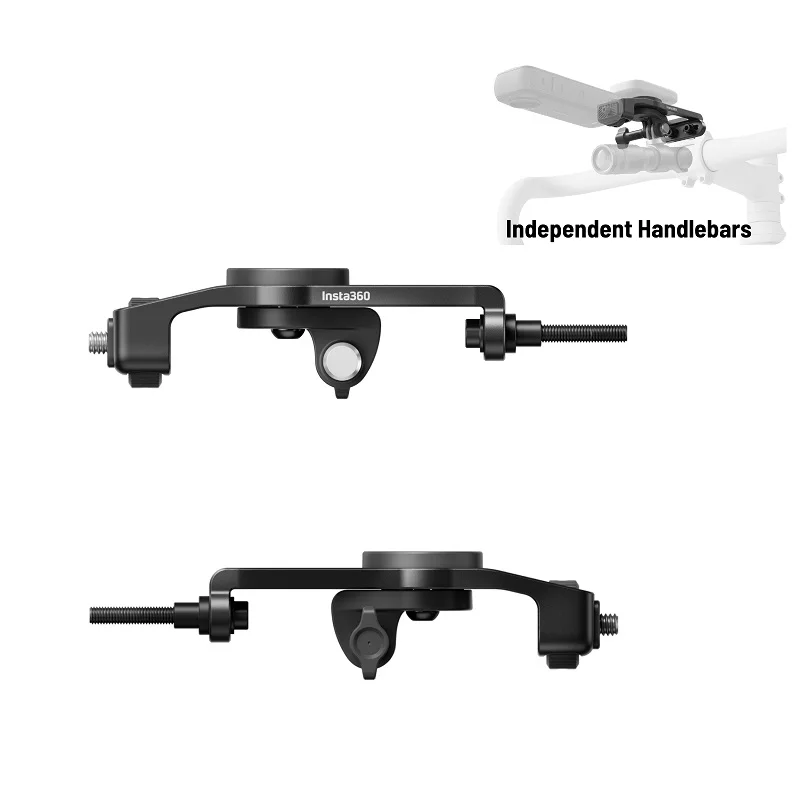 Ysislybin Supporto Moto per Insta360 x4 Videocamera, Accessori per Insta360 X4, per Insta 360 x3 Kit Moto Rotazione a 360 Gradi Supporto per Moto a Doppia Pinza per Insta 360 X3/ X2