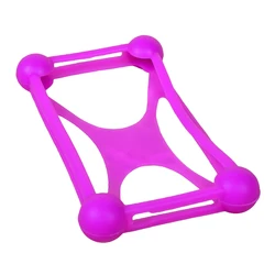 Silicone Anti - Drop Shockproof Phone Case - Soft Protective Cover in Multiple Colors - Silicon (PURPLE)