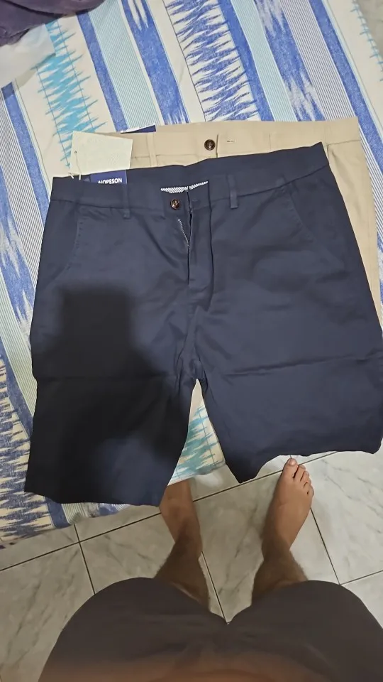 Men's Cotton Solid Shorts Casual Elastic Waist 10 Colors