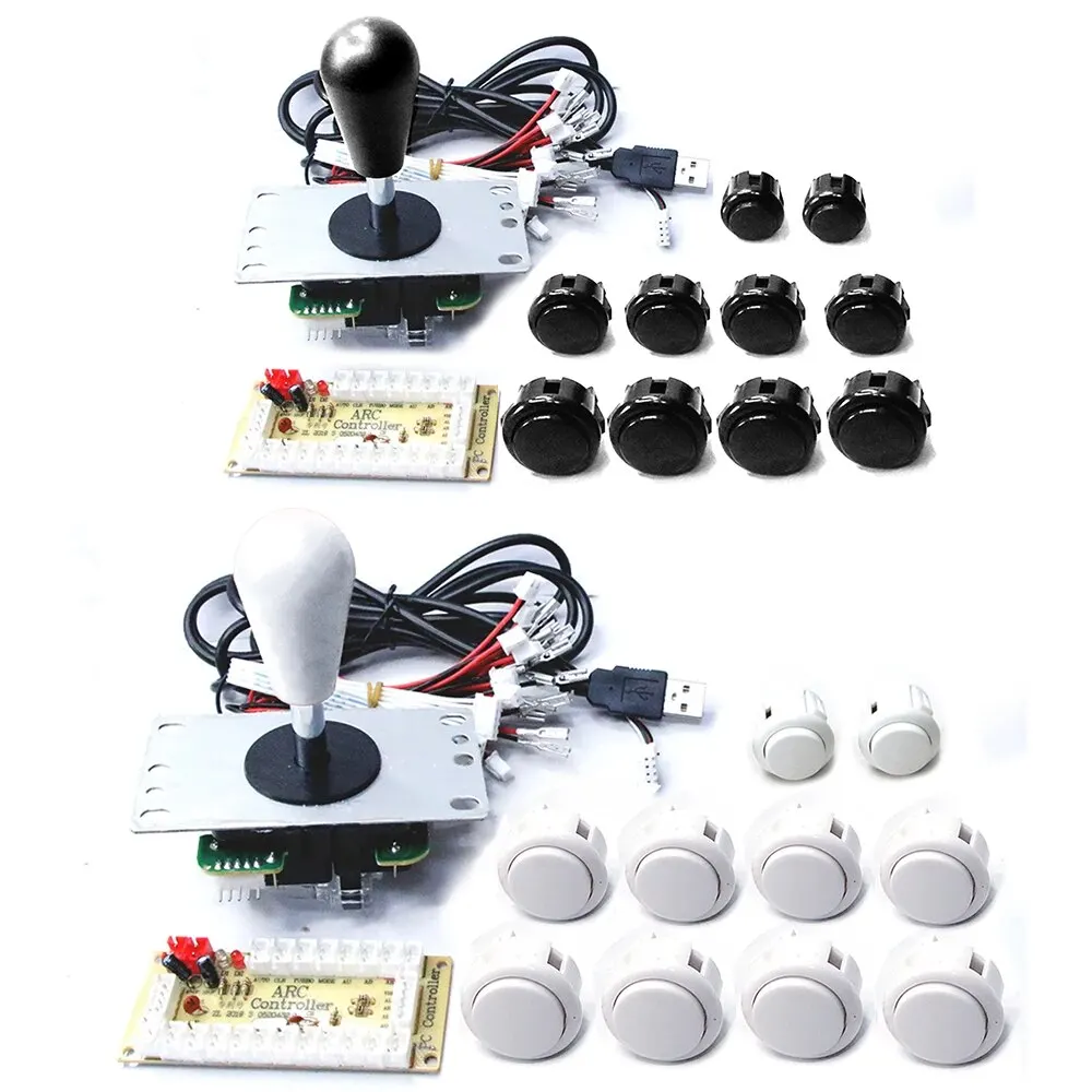 DIY Arcade Kit with USB Encoder & OBSF 30-Style Buttons