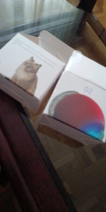 Pelota interactiva para perros y gatos, pelota rodante automática, cola sintética, juguete eléctrico inteligente recargable para mascotas, entrenamiento para perros y gatos, ratón de imitación photo review